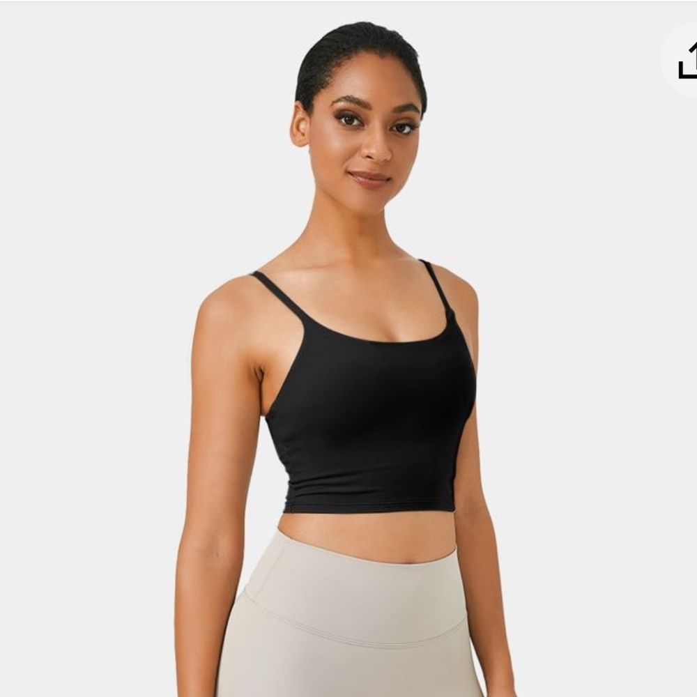 Halara In My Feels Basic Cropped Tank